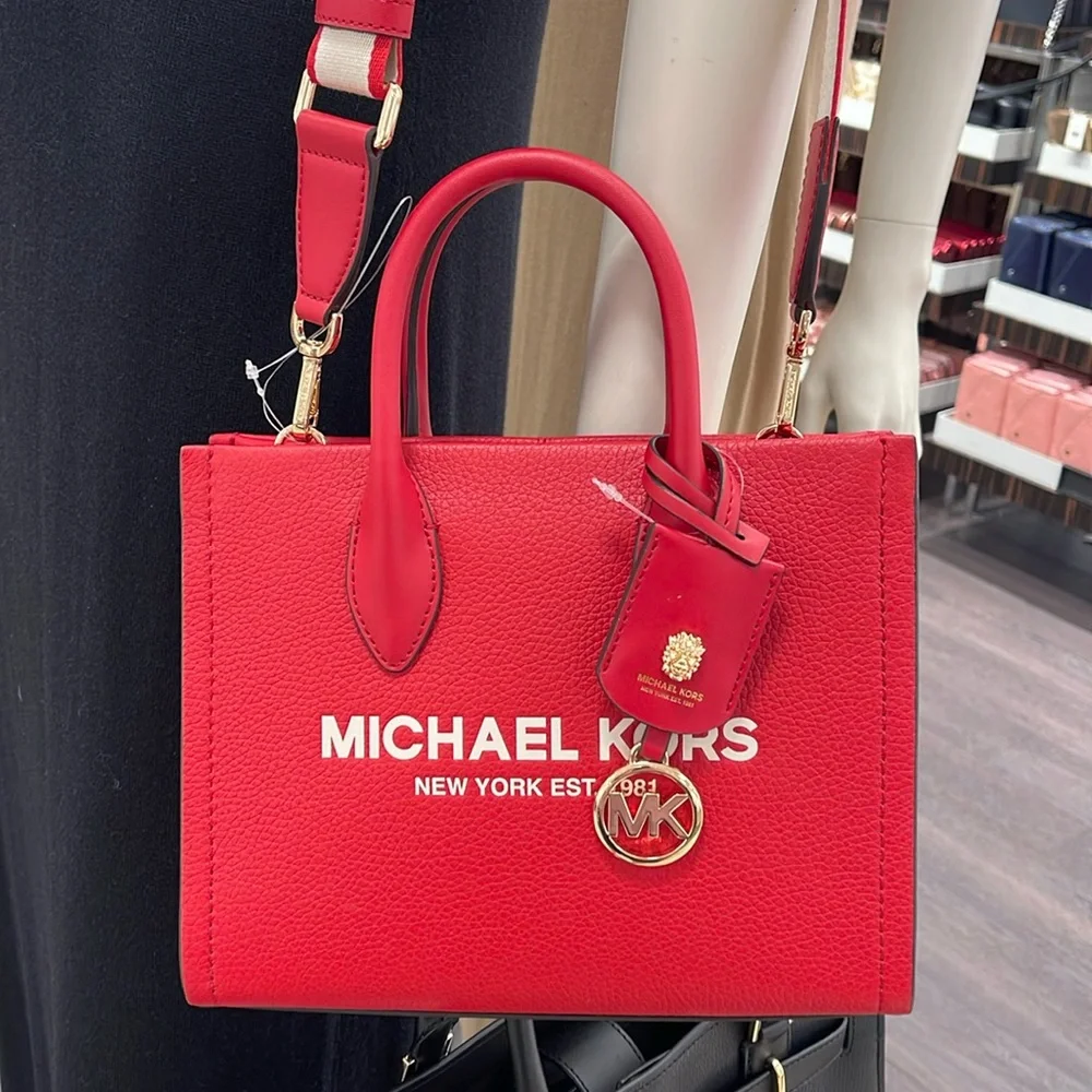 MICHAEL KORS
Mirella Small Pebble Leather Crossbody Bag
Bright Red
NWT - Picture 14 of 16